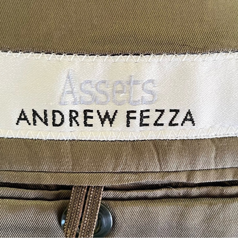 VIVA VINTAGE!  Andrew Fezza Assets All Wool Mini-check Weave Size 41R - Picture 14 of 14